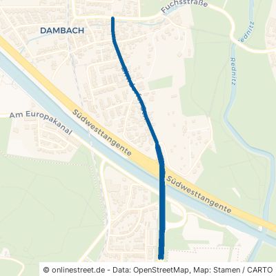 Zirndorfer Straße Fürth Dambach Dambach