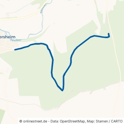 Fuchslandenweg Tauberrettersheim 
