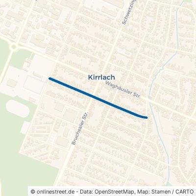 Flattacher Straße Waghäusel Kirrlach 