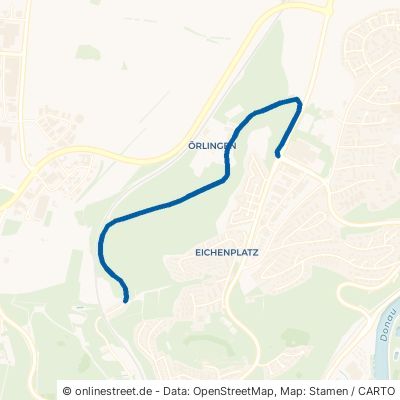 Örlinger-Tal-Weg Ulm Oststadt 