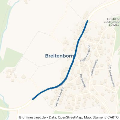 Lanzinger Straße Biebergemünd Breitenborn 