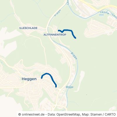 Bergstraße Finnentrop Heggen 