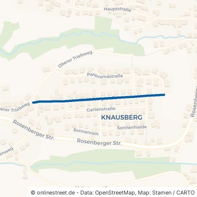 Knausbergstraße Jagstzell Knausberg 