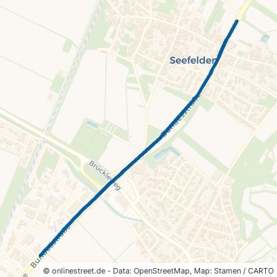 Bundesstraße Buggingen Seefelden 
