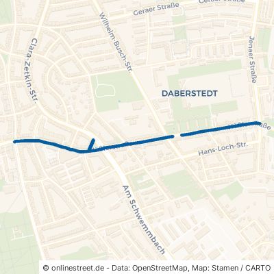 Häßlerstraße Erfurt Daberstedt 