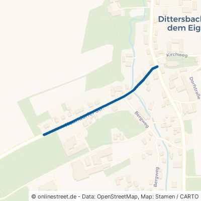Neundorfer Straße Bernstadt an der Eigen Dittersbach a. d. Eigen 