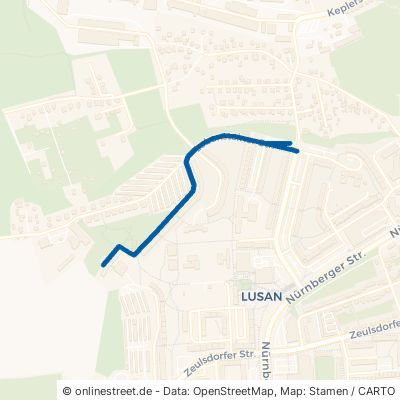 Lobensteiner Straße Gera Lusan 