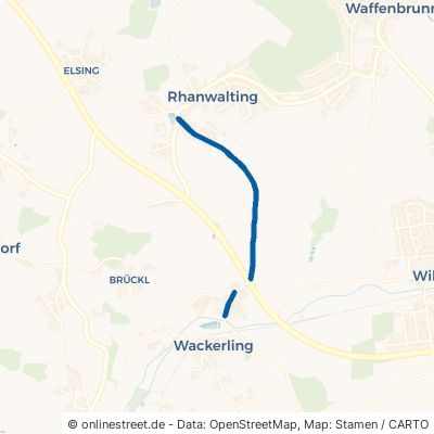 Wackerlinger Weg Waffenbrunn Rhanwalting 