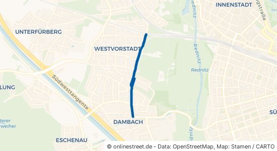 Parkstraße Fürth Dambach Dambach