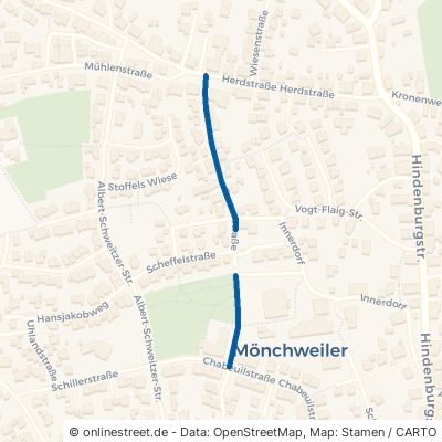 Gartenstraße Mönchweiler 