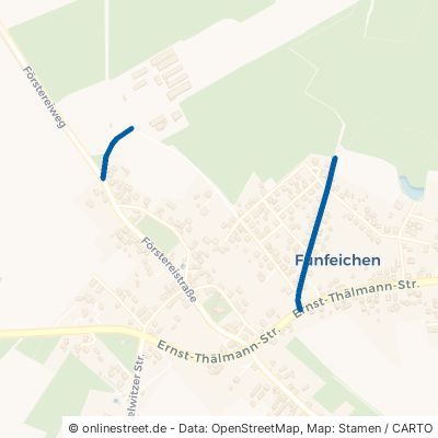 Pohlitzer Straße Schlaubetal Fünfeichen 