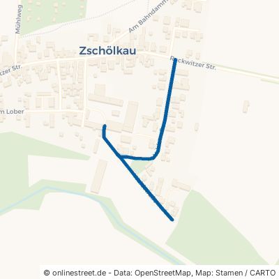 Waldstraße Krostitz Zschölkau 