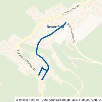 Kniebisstraße Seewald Besenfeld 