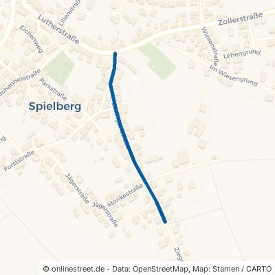 Bösinger Straße Altensteig Spielberg 