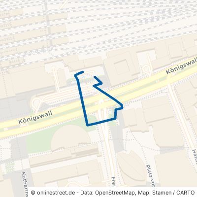 Fußgängeranlage Königswall Dortmund City 