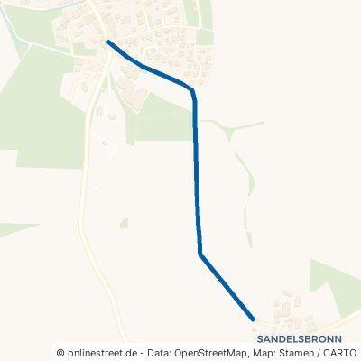 Sandelsbronner Weg Ilshofen Obersteinach 