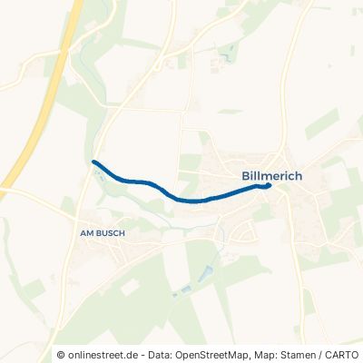 Holzwickeder Straße Unna Billmerich 
