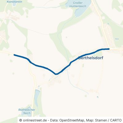 Hauptstraße Weißenborn (Erzgebirge) Berthelsdorf 