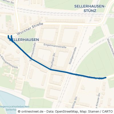 Cunnersdorfer Straße Leipzig Sellerhausen-Stünz 