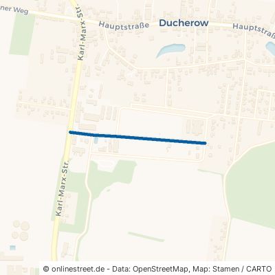 Baustraße Ducherow 