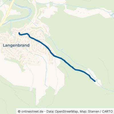 Oberdorfstraße Forbach Langenbrand 
