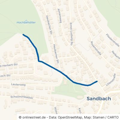 Hohlstraße Breuberg Sandbach 