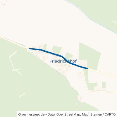 Baruther Straße Rietzneuendorf-Staakow Friedrichshof 