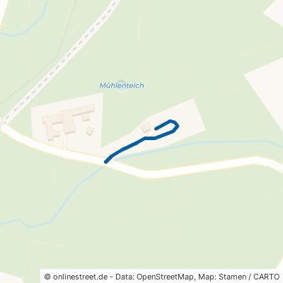 Privater Weg Großenehrich Bliederstedt 
