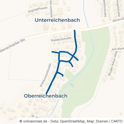Waldblickstraße Weißenhorn Oberreichenbach 