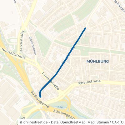 Hardtstraße Karlsruhe Mühlburg 