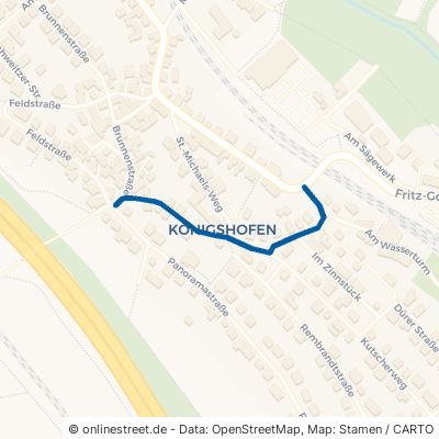 Lucas-Cranach-Straße Niedernhausen Königshofen 