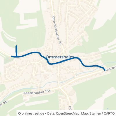 Saarpfalz-Straße Mandelbachtal Ommersheim 