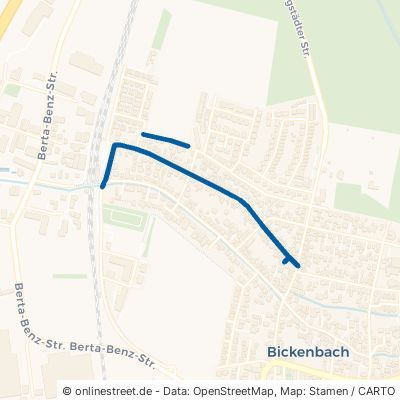 Hartenauer Straße Bickenbach 