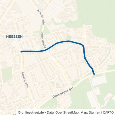 Heessener Dorfstraße Hamm Heessen 