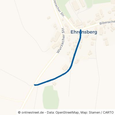 Bellamonter Straße Steinhausen an der Rottum Ehrensberg 