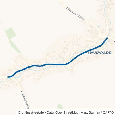 Hauptstraße Bretnig-Hauswalde Hauswalde 