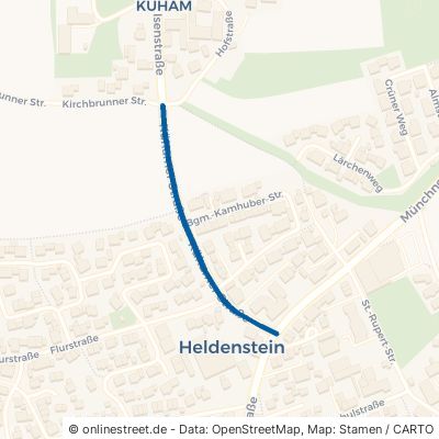 Kühamer Straße Heldenstein Kühham 