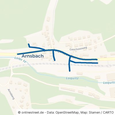 Unterloquitzer Straße Probstzella Arnsbach 