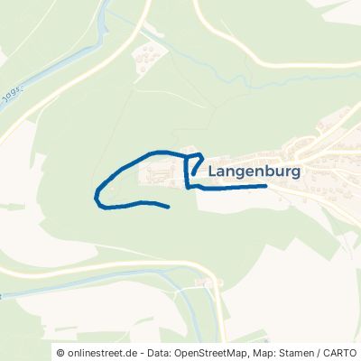 Schloßbergweg Langenburg Bächlingen 