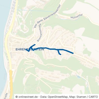 Klausenbergweg Koblenz Ehrenbreitstein 