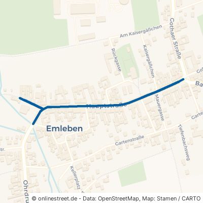 Hauptstraße Emleben 