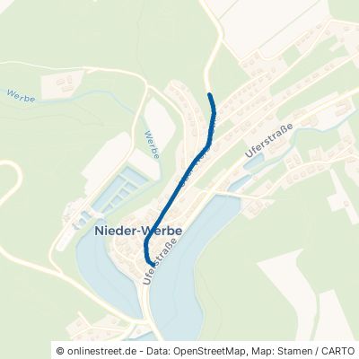 Ober-Werber-Straße Waldeck Nieder-Werbe 