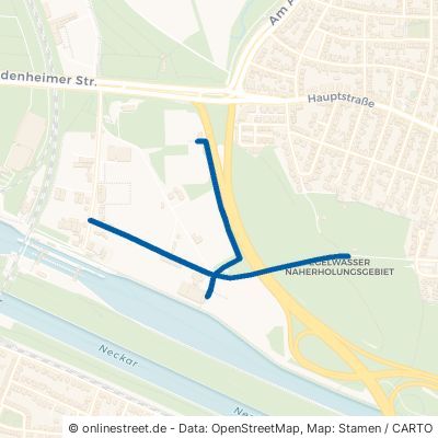 Am Neckarkanal Mannheim Feudenheim 
