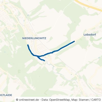 Lobsdorfer Straße Glauchau Niederlungwitz 