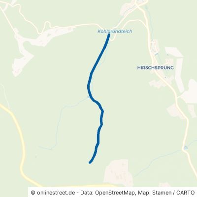 Riesengrundleitenweg Altenberg Hirschsprung 