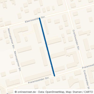 Anklamer Straße Oranienburg 