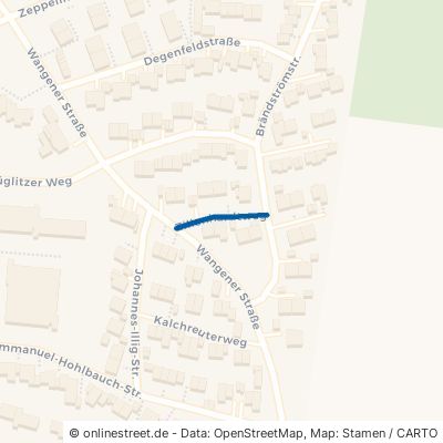 Zillenhardtweg Göppingen Stadtgebiet 