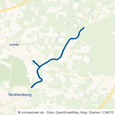 Osnabrücker Straße Tecklenburg Ledde 