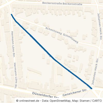 Giesenkirchener Weg Mönchengladbach Geneicken Süd