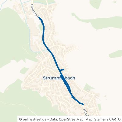 Hauptstraße Weinstadt Strümpfelbach 